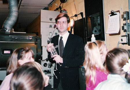 Old Orchard 3 - Manager Demonstrating Projection Equip